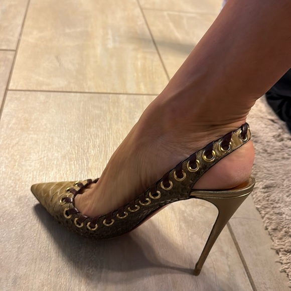 Christian Louboutin Python slingbacks - Picture 3 of 6